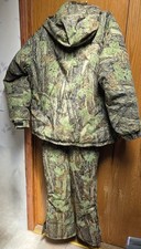 Gander Mountain Bib Overalls  Jacket Men M-XL Camo Insulated w/Zip Pockets/Legs