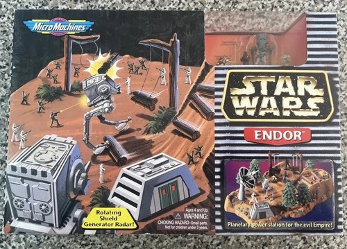 Star Wars Micro Machines THE ENDOR PLAYSET Vtg. Galoob 1996 #65873 New