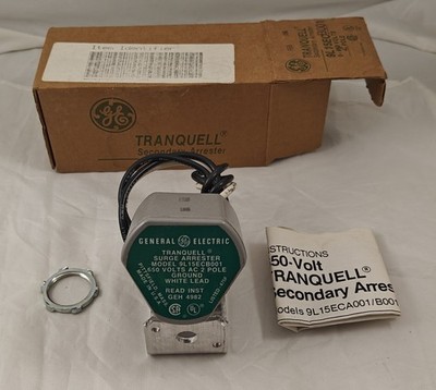 GE General Electric 9L15ECA001 Tranquell Secondary Surge Arrester 650V 1 Pole