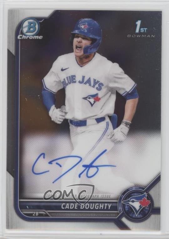 2022 Bowman Draft Chrome Draft Pick Auto Cade Doughty #CDA-CDY Auto 0j5i
