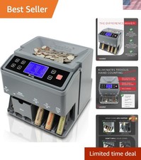 Luxury Professional USD Coin Counter & Sorter - Count 300 Coins/Min with Quic...