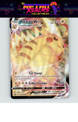 Pikachu VMAX SWSH: Sword & Shield Promo Cards Promo, Holo Lightly played