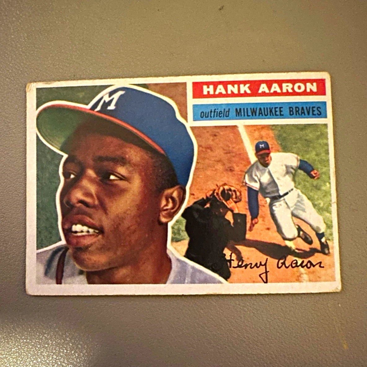 Topps Hank Aaron Baseball Sports Trading Card Singles for sale | eBay