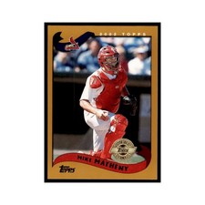 2002 Topps Home Team Advantage Mike Matheny Baseball Cards #4