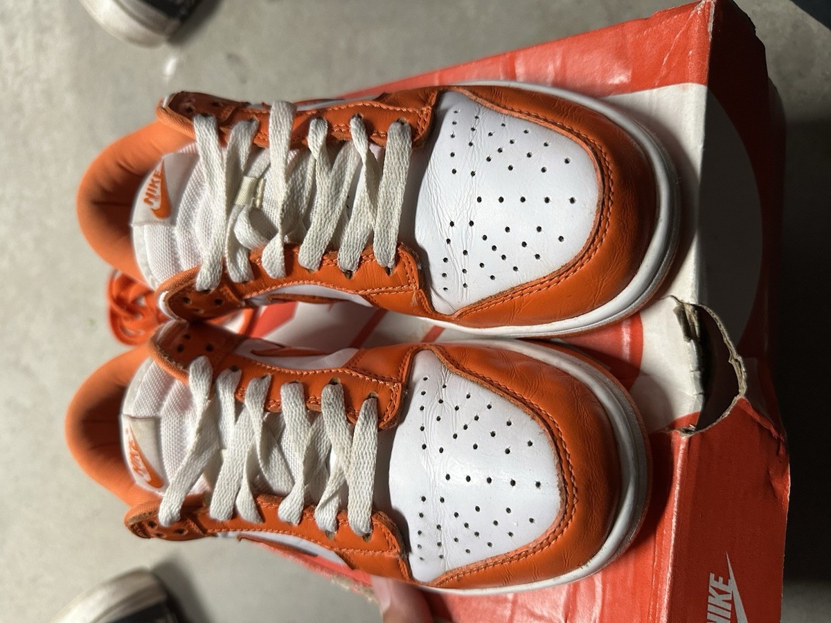 Nike Dunk Low Retro SP Syracuse 2020 White Orange Black Blaze