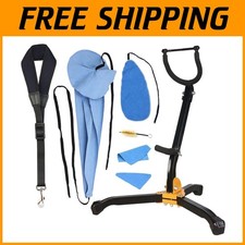 Portable Alto Sax Stand  Cleaning Kit