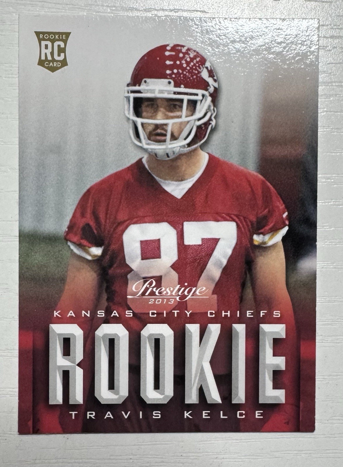 2013 Panini Prestige Travis Kelce #293 Kansas City Chiefs Rookie Card
