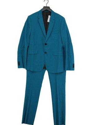Paul Smith Herren Zweiteiler Anzug Brustumfang: 38 in Blau Wolle Neu Mit Etikett