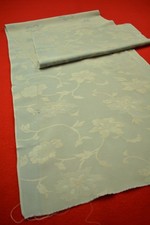 Vintage Japanese Silk Kimono Fabric Textile Remnant Craft Material 44.9"/BZ63/80
