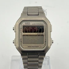 Casio LIN-155 Titanium Watch Module 668 Japan UNTESTED FOR PARTS OR REPAIR