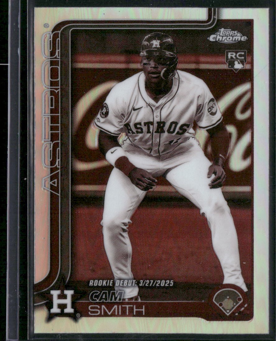 2025 Topps Chrome Update Sepia Refractor Cam Smith #USC19 Rookie