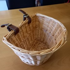 Weidenfahrradkorb Fahrradkorb aus Weide für Vorne Lenkerfahrradkorb