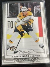 Upper Deck 2025-26 O-Pee-Chee Glossy OG-45 Matthew Wood Nashville Predators