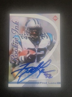 1998 Collectors Edge Rookie Ink Autograph FRED LANE RC / Auto Panthers 