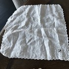 Vintage Crochet Doily Beige/White Square/round Lot of 4 Linen/cotton — photo 4