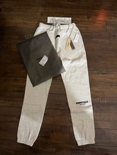 Fear of God Essentials Sweatpants SS22 Light Oatmeal Men  s Small S FOG Joggers
