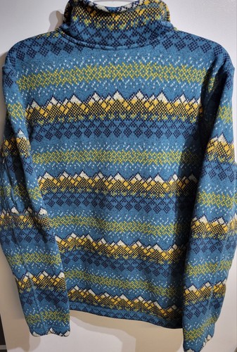Pullover para hombre The North Face estampado azteca 1/2 cremallera talla M - Imagen 2 de 2