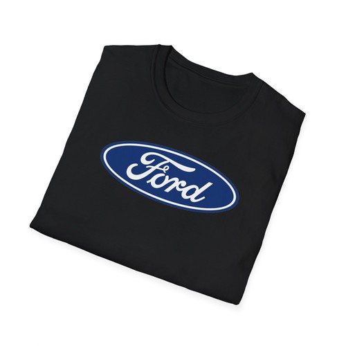 Retro Car Logo Tee, Ford Blue Oval Shirt, Vintage Auto Racing Top, Unisex - Picture 17 of 65
