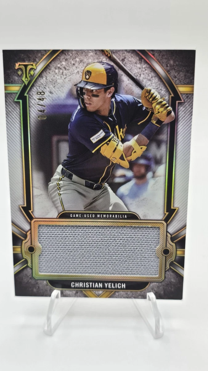 2024 Topps Triple Threads - Christian Yelich #SJR-CY for sale | eBay