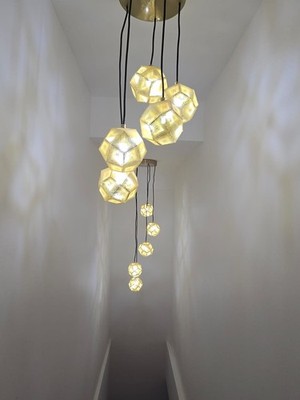 Tom Dixon Deckenleuchte - Etch Mini Kronleuchter in Messing - Neu/ungeöffnet