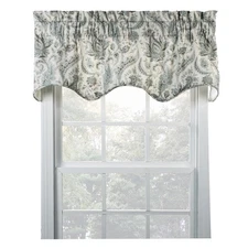 Ellis Curtain Artissimo D.Filler Edge Valance for Windows 50" x 15" Mist