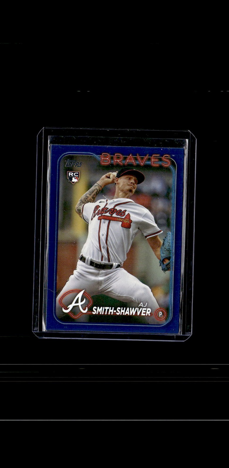 2024 Topps #117 AJ Smith-Shawver Royal Blue