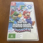 Super Mario Bros. Wonder Nintendo Switch Game Like New Complete PAL Free Postage