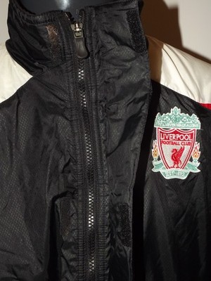 Vintage 2007-08 Liverpool Adidas Padded Bench Coat Size M