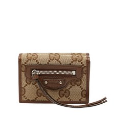 GUCCI x Balenciaga Hacker GG Canvas Wallet 681708 Used