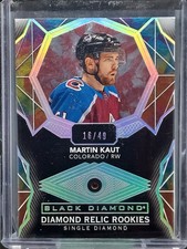 2020-21 UD Black Diamond 16/49 Single Diamond Relic Rookies Martin Kaut #BDR-MK