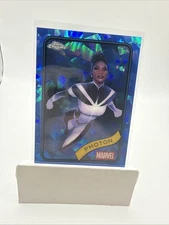 2025 Topps Chrome Sapphire Marvel Photon Blue