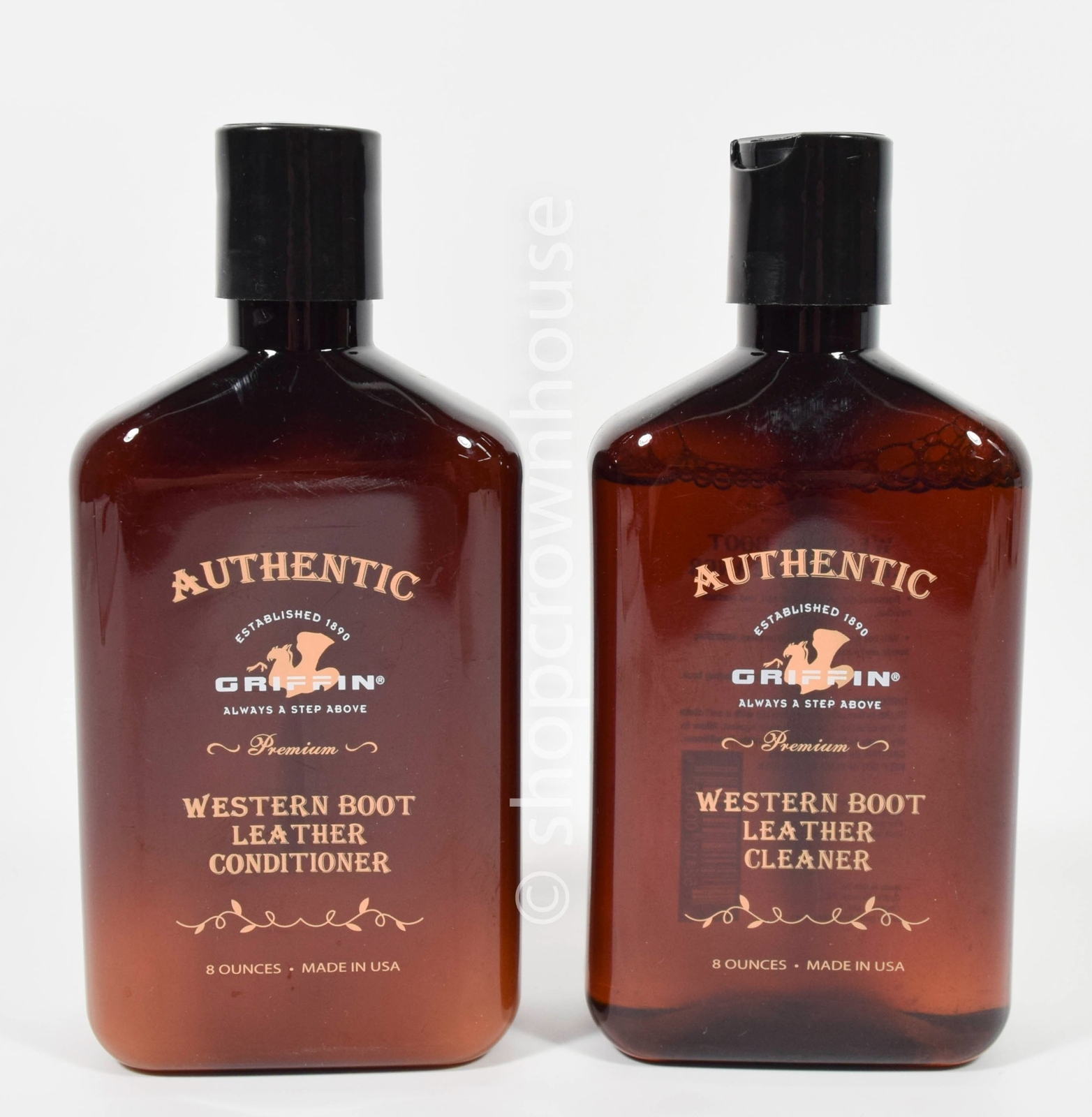 Authentic Griffin Premium Western Boot Leather Cleaner & Conditioner eBay