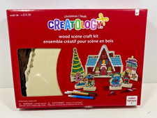 Creatology Wood Scene Craft Kit Christmas Village New Sealed