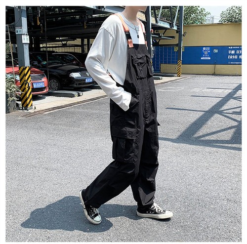 Men's Work Overalls Jeans Bib Pants 