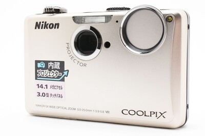 Nikon COOLPIX S1100pj 14.1MP Digital Camera - Black for sale