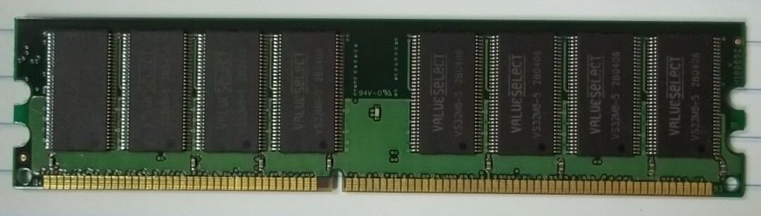 CORSAIR VS512MB400C3 512MB DDR400✖️2 Corsair VS512MB400C3 512MB DDR PC3200 CL=3 non-ECC DDR400