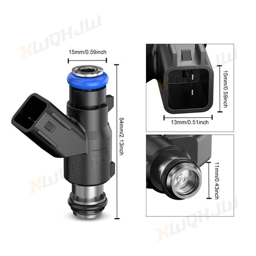 New XWQHJW Fuel Injector Set (8) Fits 2010-2013 Chevrolet, GMC 4.8L & 5.3L - Foto 11 di 12