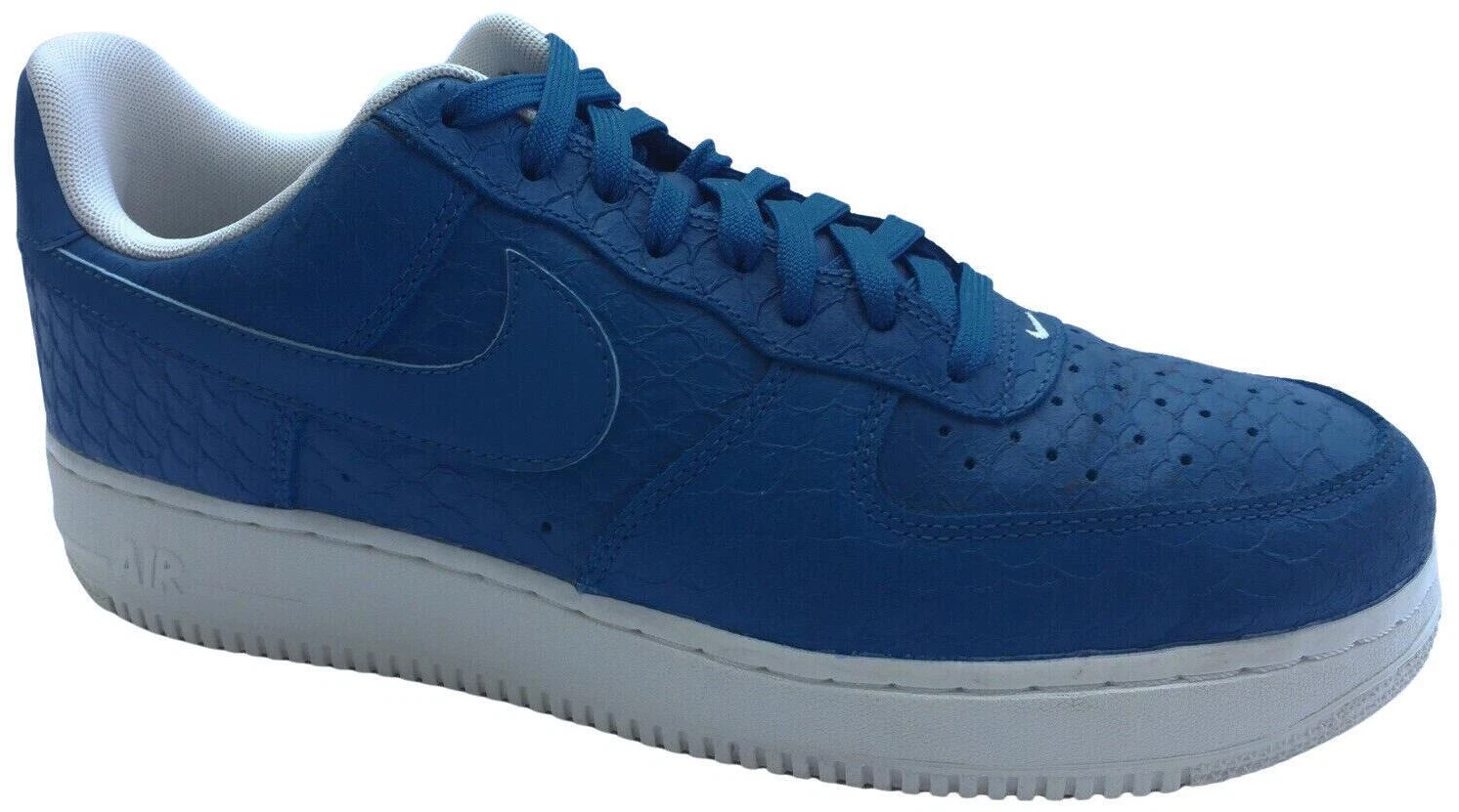 Nike Air Force 1 '07 Embroidered Swoosh - Photon Dust Navy for