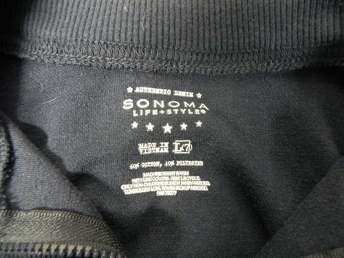 Boy's sz L (7) Sonoma Blue Long Sleeve Half Zip Pullover - Picture 2 of 3
