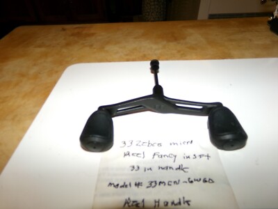 33 ZEBCO MICRO NICE FANCY FISHING REEL WITH 33 STAMPED ON MIDDLE OF THE HANDLE