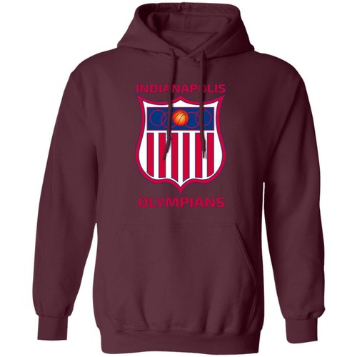 Indianapolis Olympians Hoodie Pullover Classic | NBA Basketball Team - Picture 5 of 7