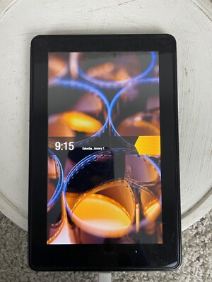 Amazon Kindle Fire 7'' Tablet D0T400 5.36 GB eBook eReader Black Tested/Works