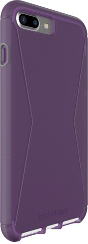 NEW Tech21 Evo Tactical VIOLET Slim Phone Case for Apple iPhone 7 Plus - Picture 2 of 4
