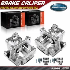2x Rear Side Brake Caliper W/ Bracket for Ford Mustang 1999 2000-2004 F4ZZ2B511A