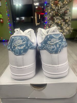 その他 TEN PAISLEY S/S BLUE L Air Jordan 1 Low SE “Barcelona” Cyber Teal Patent Leather