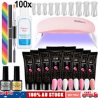 <!--F#f_0-->Poly Gel Nail UV Quick Extension Builder Kit Gel Nail Art UV Lamp Manicure Set<!--F/-->