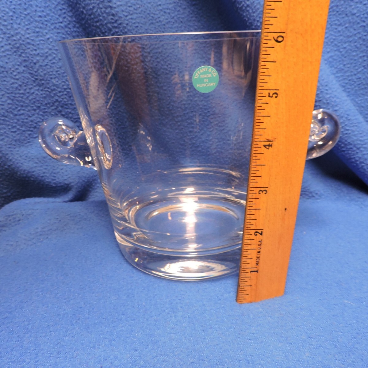 Tiffany & Co Crystal Ice Bucket Bowl With Handles | eBay