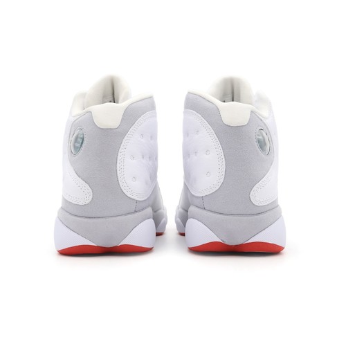 414571-160 Nike Air Jordan 13 Retro Wolf Grey White True Red Black (Herren) - Bild 7 von 10