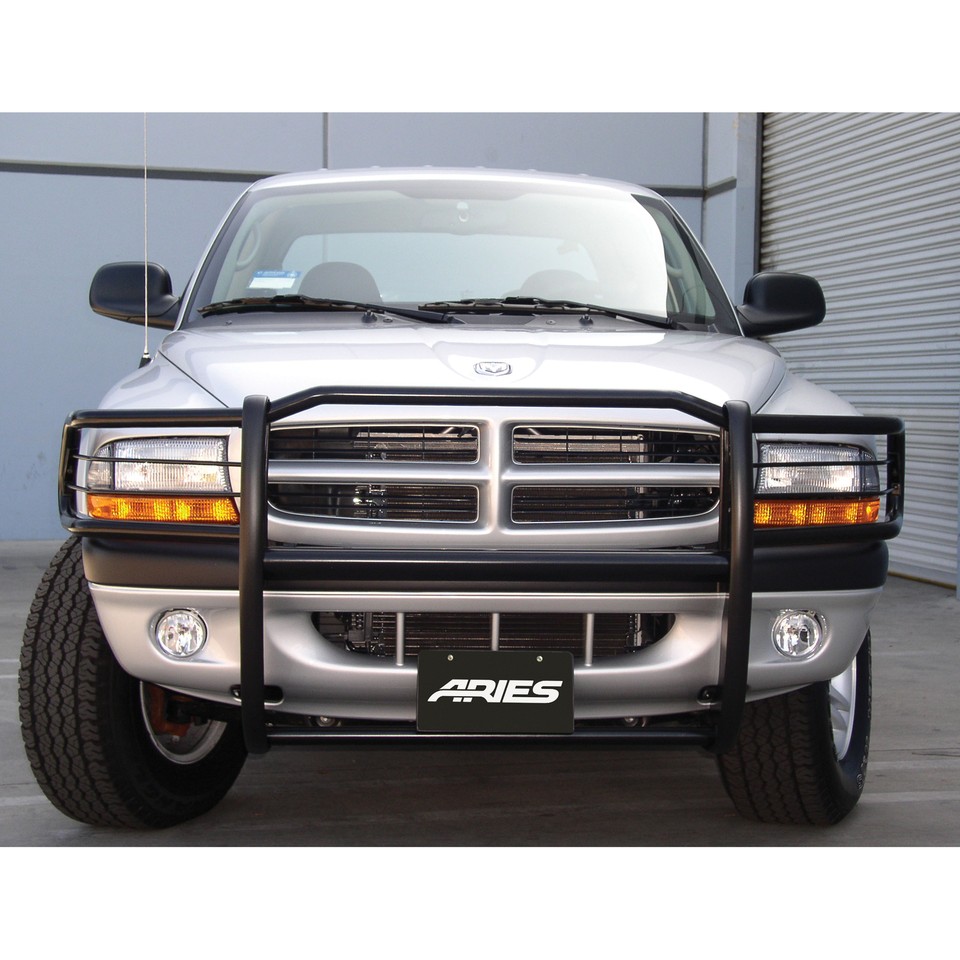 Grille Guards Brush Guard Bumper Protection Black Coated Steel Aries