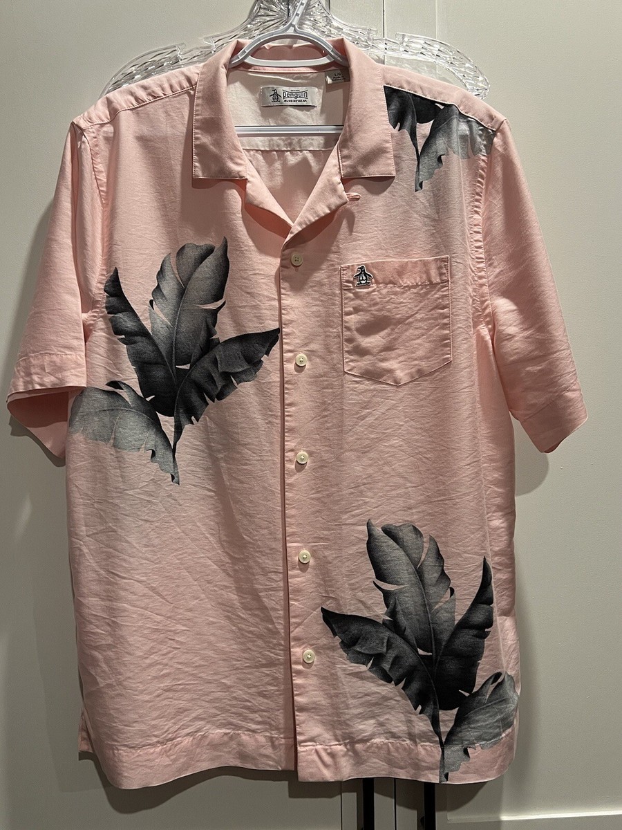 Floral Shirts Penguin Mens Dress Shirt Original Penguin Mens Sz M